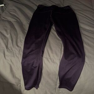 Velocity plum colored leggings, Size S, good used condition